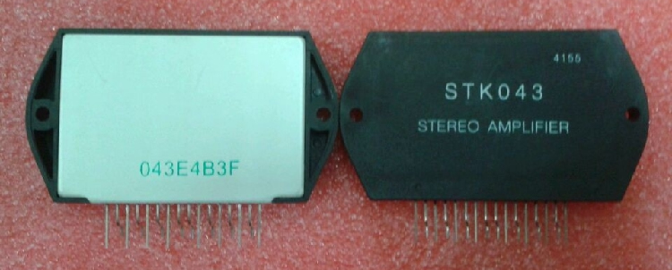 STK043 STEREO AMPLIFIER used