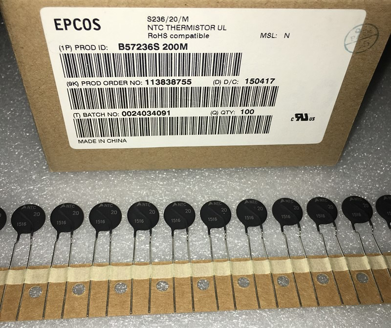 EPCOS B57236S200M NTC 20R 2.8A 5pcs/lot
