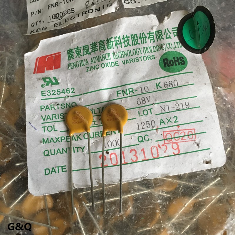 FNR 10K680 10D680K V10680U 68V 10mm 5pcs/lot FNR 10K680 10D680K V10680U 68V 10mm 5pcs/lot