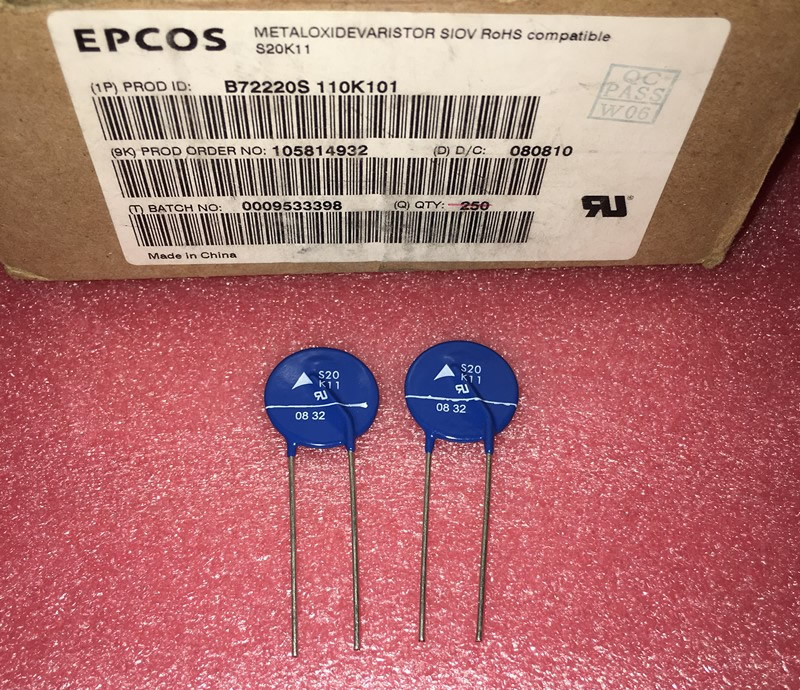 EPCOS B72220S110K101 S20K11 18V 20mm 5pcs/lot