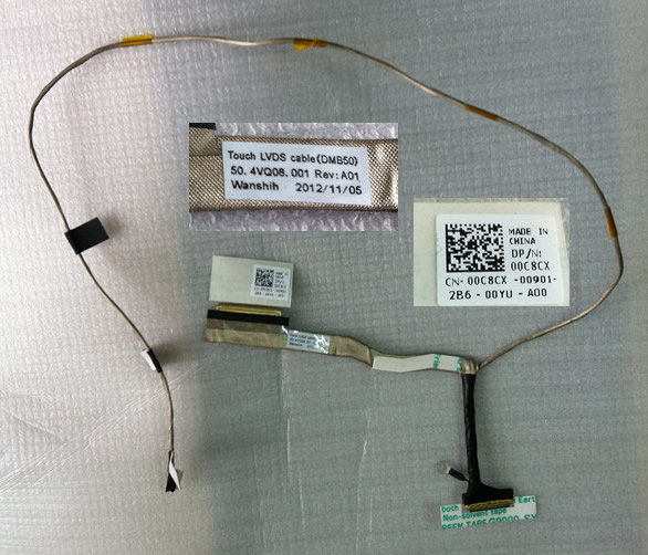 DELL 15Z-5523 5523 00C8CX lvds cable