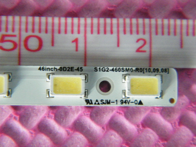 524mm 6mm 46inch-0D2E-45 S1G2-460SM0-R0 46inch LED backlight strip