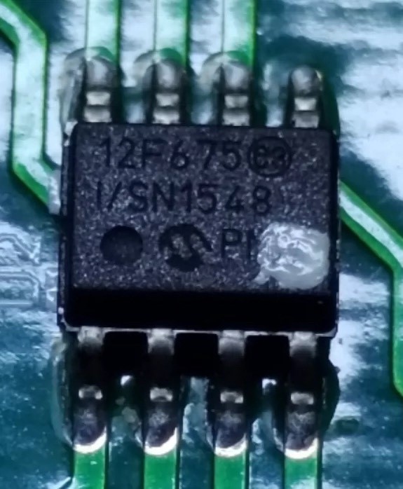 12F675-I/SN automotive computer board