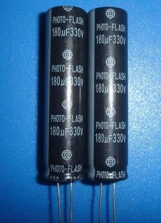 180uF330V  Photo-flash capacitor 10pcs/lot