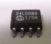 24LC08B MIC SOP-8 5pcs/lot