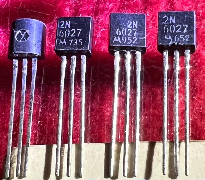 2N6027 motorola TO-92 5pcs/lot