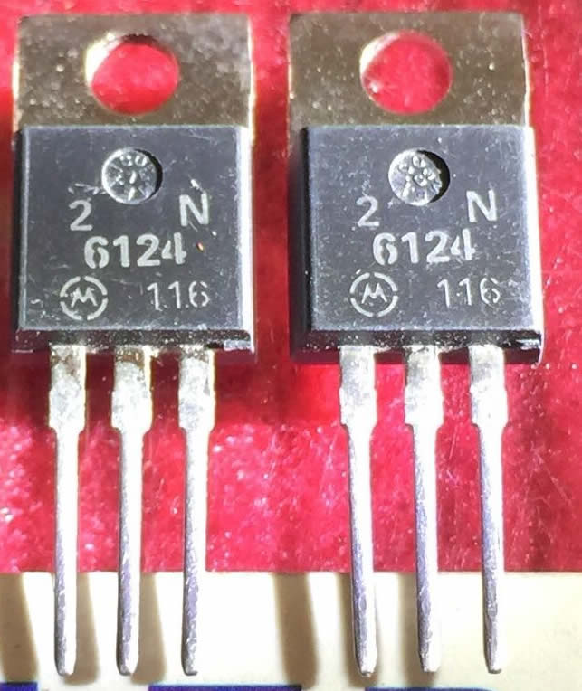2N6124 motorola TO-220 5pcs/lot