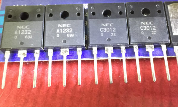 2SA1232 2SC3012 A1232 C3012 New Pair 5PCS/LOT