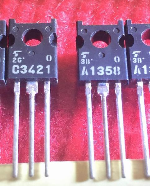 2SA1358-O 2SC3421-O A1358 C3421 New Pair 5PCS/LOT