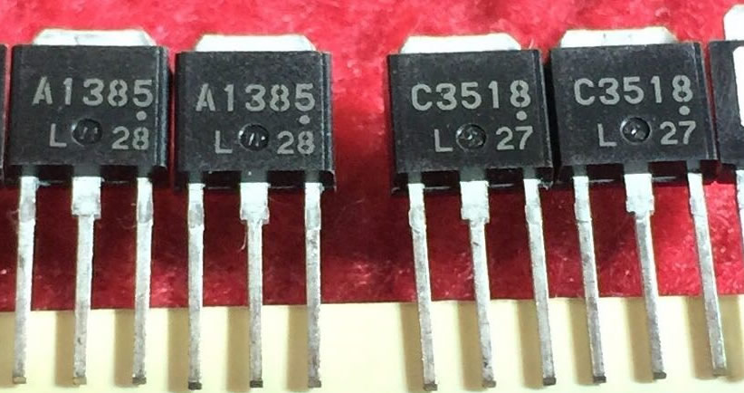 2SA1385 2SC3518 A1358 C3518 TO-251 Pair 5PCS/LOT
