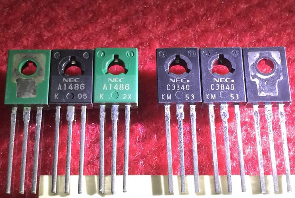 2SA1486 2SC3840 A1486 C3840 NEC Pair 5PCS/LOT