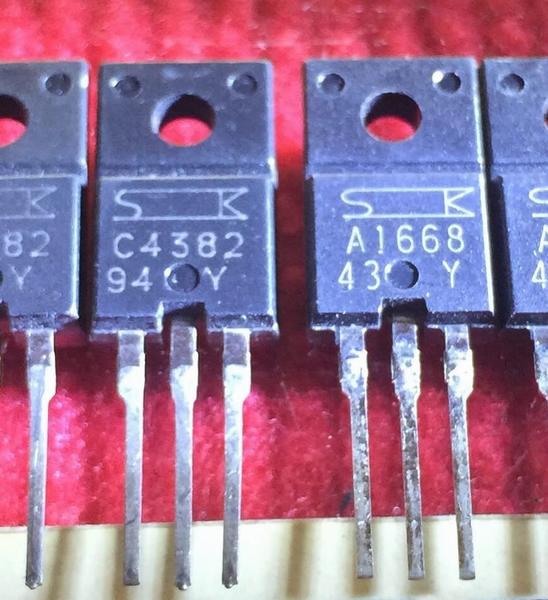 2SA1668 2SC4382 A1668 C4382 New SANKEN Pair 5PCS/LOT