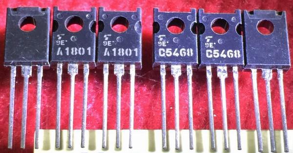 2SA1801 2SC5468 A1801 C5468 Pair 5PCS/LOT