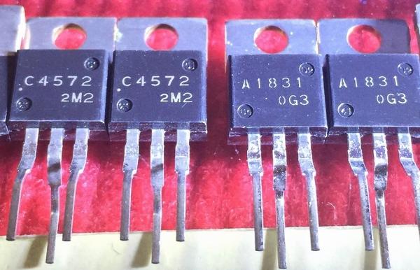 2SA1831 2SC4572 A1831 C4572 New Pair 5PCS/LOT