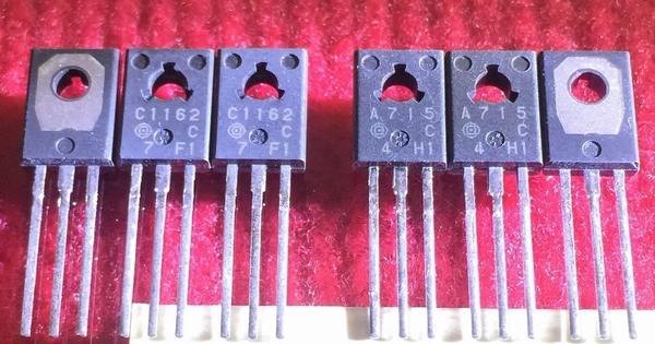 2SA715 2SC1162 A715 C1162 Hitachi Pair 5PCS/LOT