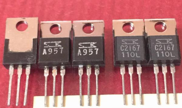 2SA957 2SC2167 A957 C2167 SANKEN Pair 5PCS/LOT