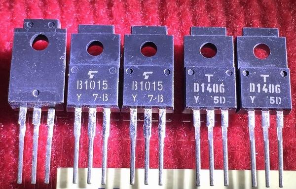 2SB1015 2SD1406 B1015 D1406 Pair 5PCS/LOT