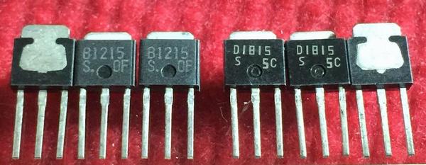 2SB1215 2SD1815 B1215 D1815 TO-251 Pair 5PCS/LOT