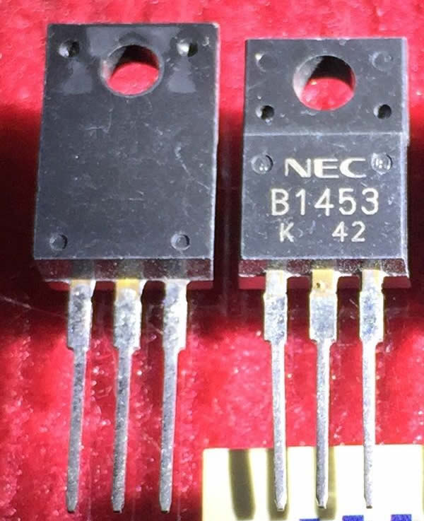 2SB1453 B1453  NEC TO-220F 5pcs/lot