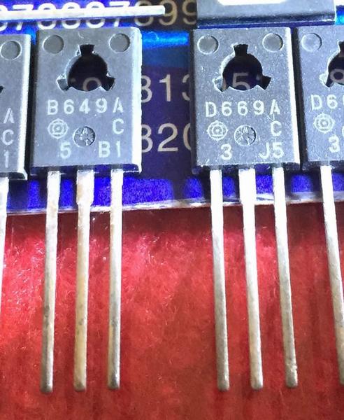 2SB649A 2SD669A B649A D669A New Pair 5PCS/LOT