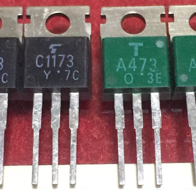 2SC1173 2SA473 C1173 A473 1black 1green Pair 5PCS/LOT