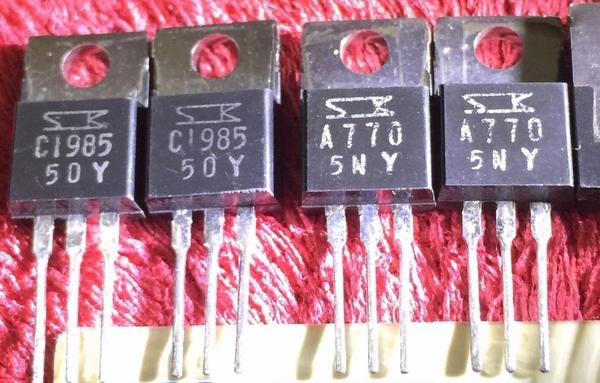 2SC1985 2SA770 C1985 A770 New SANKEN Pair 5PCS/LOT