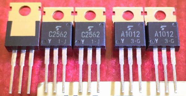 2SC2562 2SA1012 C2562 A1012 Toshiba Pair 5PCS/LOT