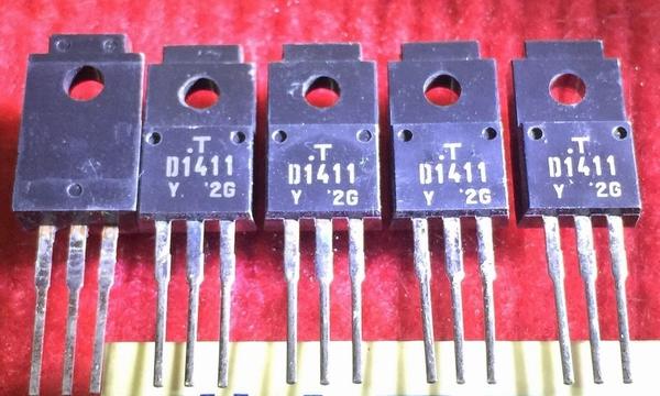 2SD1411 D1411 TO-220F 5PCS/LOT