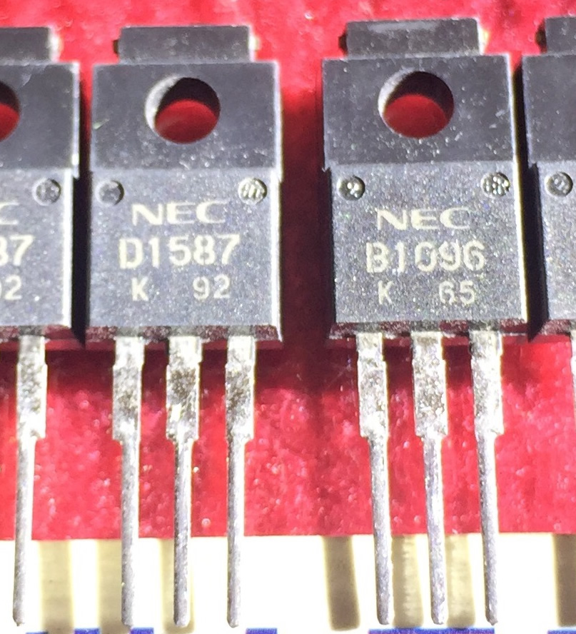 2SD1587 2SB1096  D1587 B1096 NEC matched pair