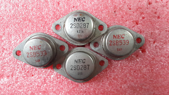 2SD287 2SB539 USED 1PAIR