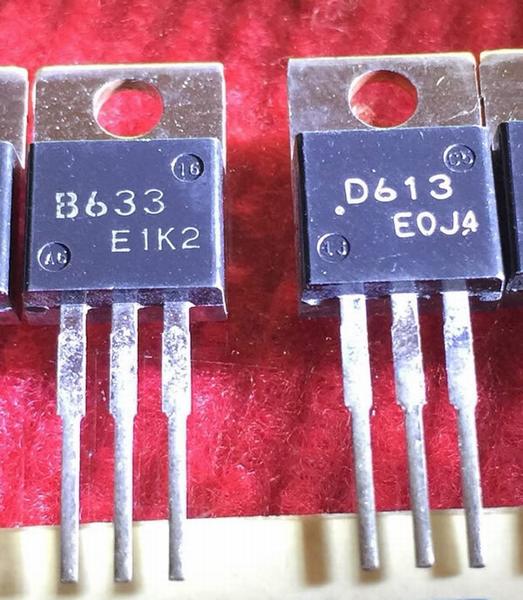 2SD613 2SB633 D613 B633 New Pair 5PCS/LOT