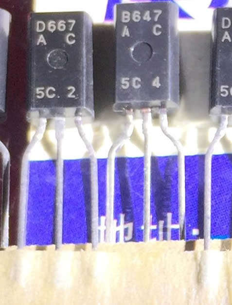 2SD667AC 2SB647AC D667 B647 PAIR