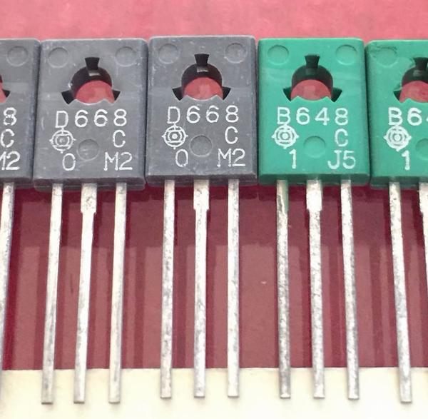 2SD668 2SB648 D668 B648 New 1black 1green Pair 5PCS/LOT