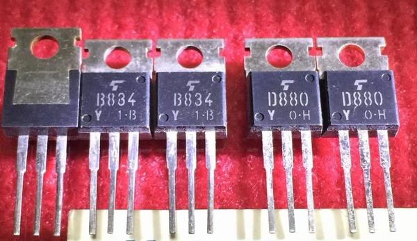 2SD880 2SB834 D880 B834 Pair 5PCS/LOT