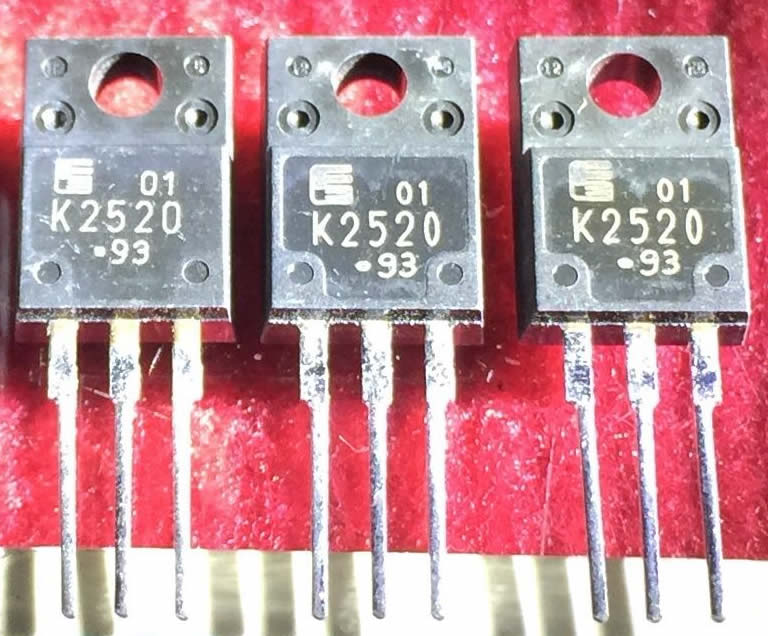 2SK2520 K2520 FEC TO-220F 5PCS/LOT