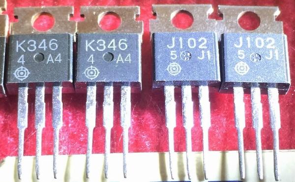 2SK346 2SJ102 K346 J102 New Hitachi Pair 5PCS/LOT