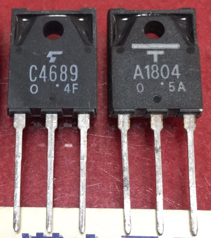 2SC4689 2SA1804 C4689 A1804 Toshiba Matched pair