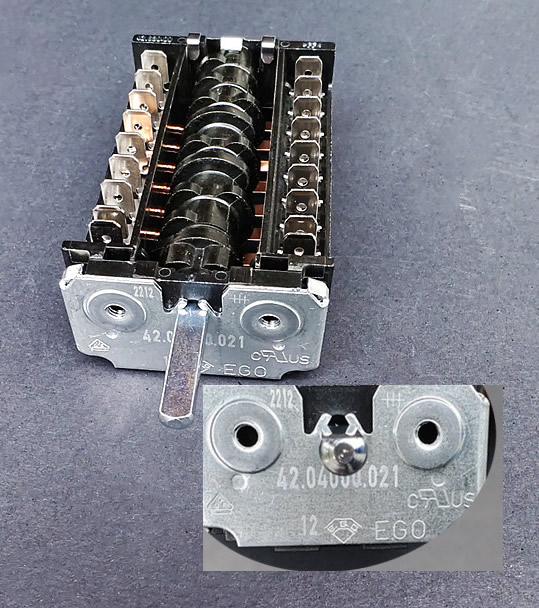 Cam switch EGO 42.04000.021 16A 3 modes 0-1-2