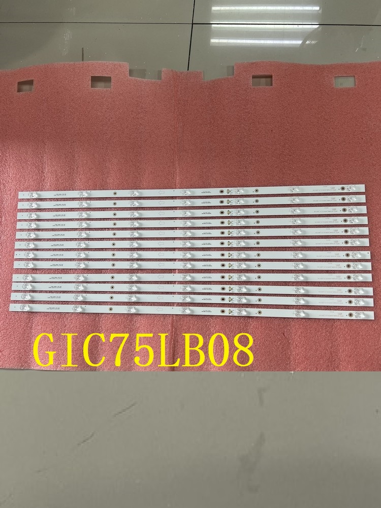 12pcs TCL GIC75LB08 3030F2.1D 4C-LB7507-ZM031 850mm