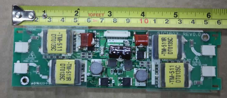 Dell 1702FP SIC1803 REV0.0 inverter board