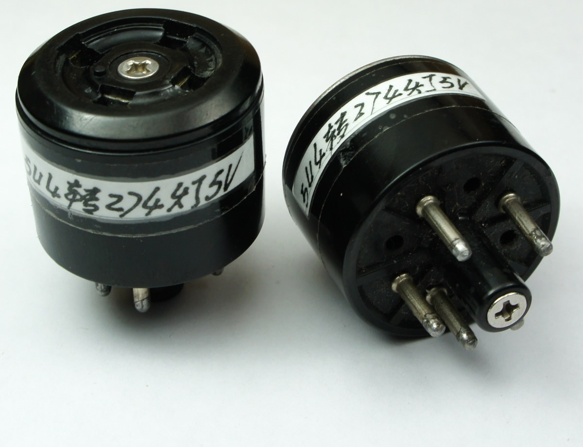 5U4 to 274 tube socket adapter