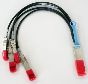DELL 2W34T FORCE10 switch QSFF to 4 SPF data cable