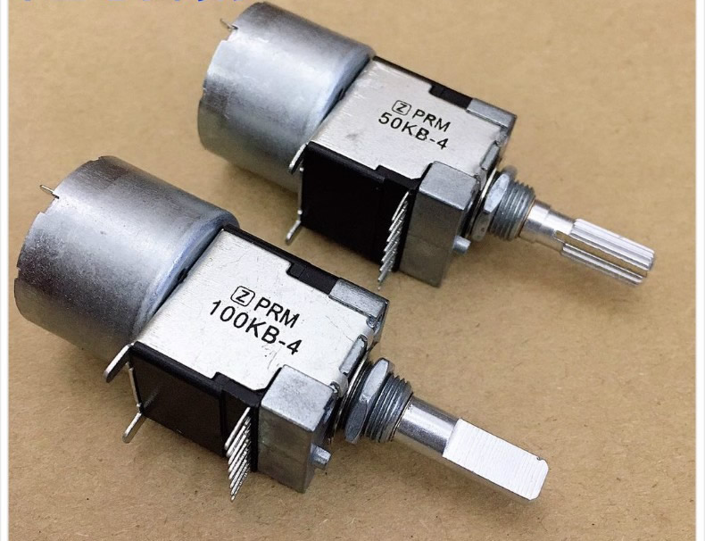 PRM 100KB-4 B50K Tianmiao amplifier remote control adjustment volume knob motor potentiometer 8 pins