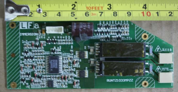 IMMERION RUNTZ1033MPZZ inverter board