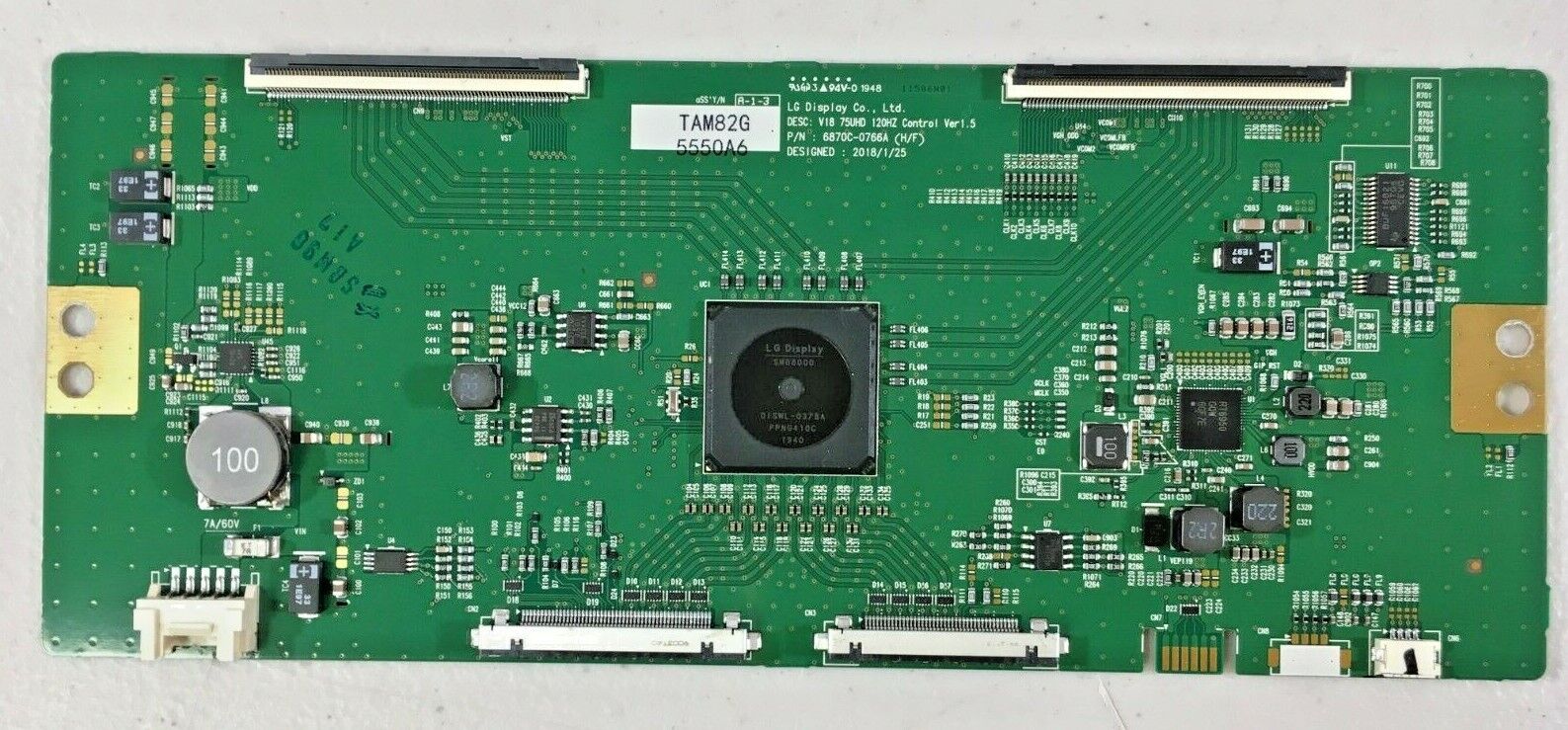 6870C-0766A（F/H) V18 75UHD 120HZ Control board