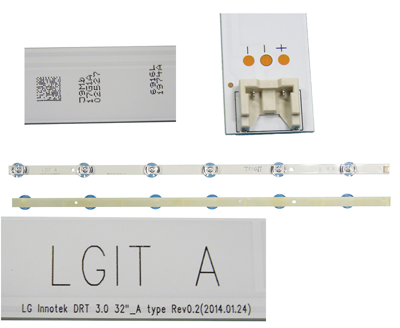 LG Innotek DRT 3.0 32"_A type Rev0.2 6916L-2223A led strip new