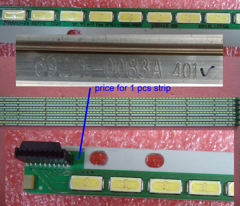 6922L-0083A 6916L1291A LED BACKLIGHT BAR SONY KDL-50R550A new