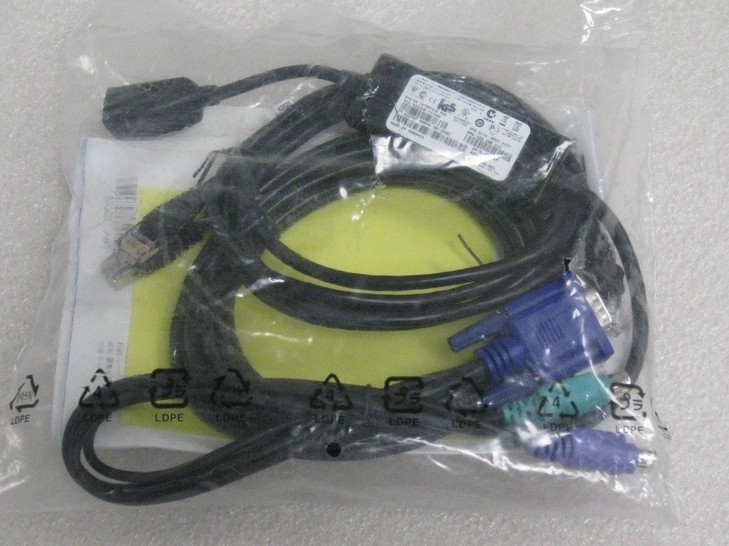 DELL P750-010 KVM switch cable PS/2 VGA 890RF data cable