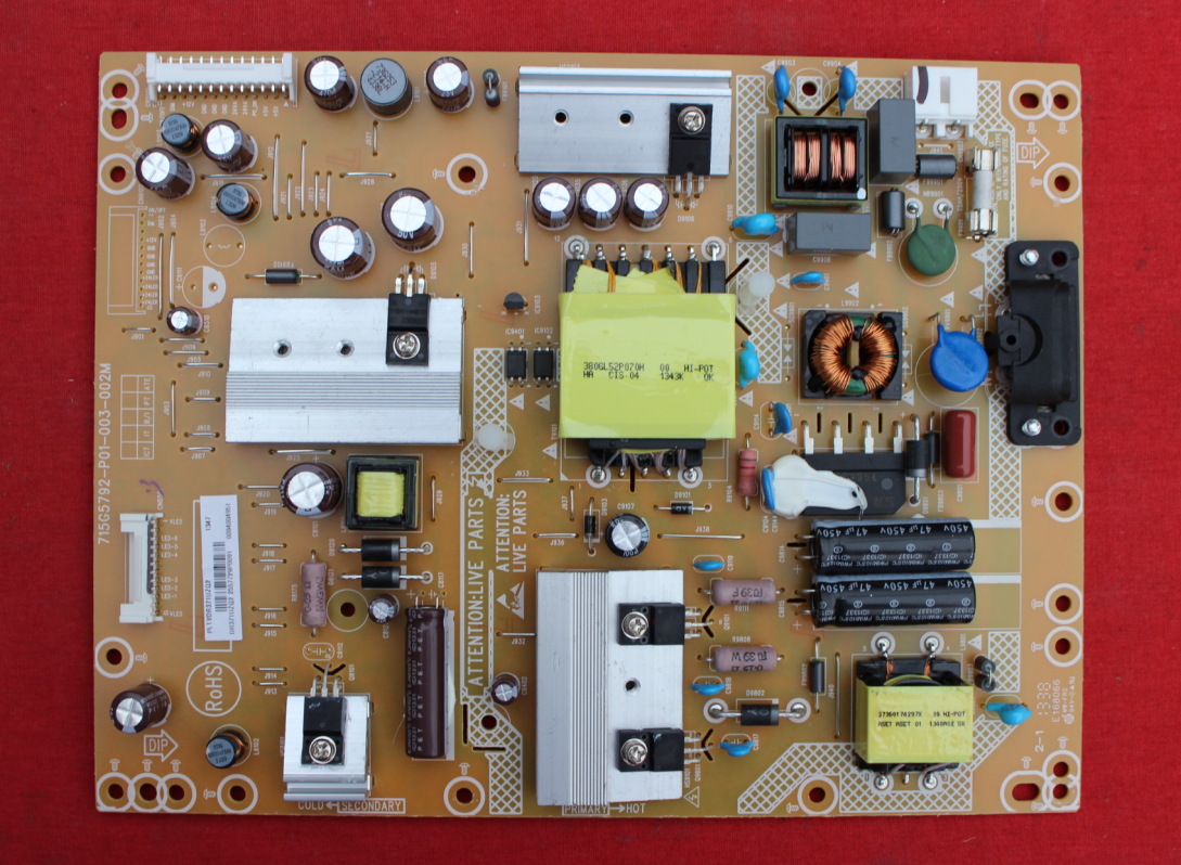 715G5792-P01-003-002M tv power supply board