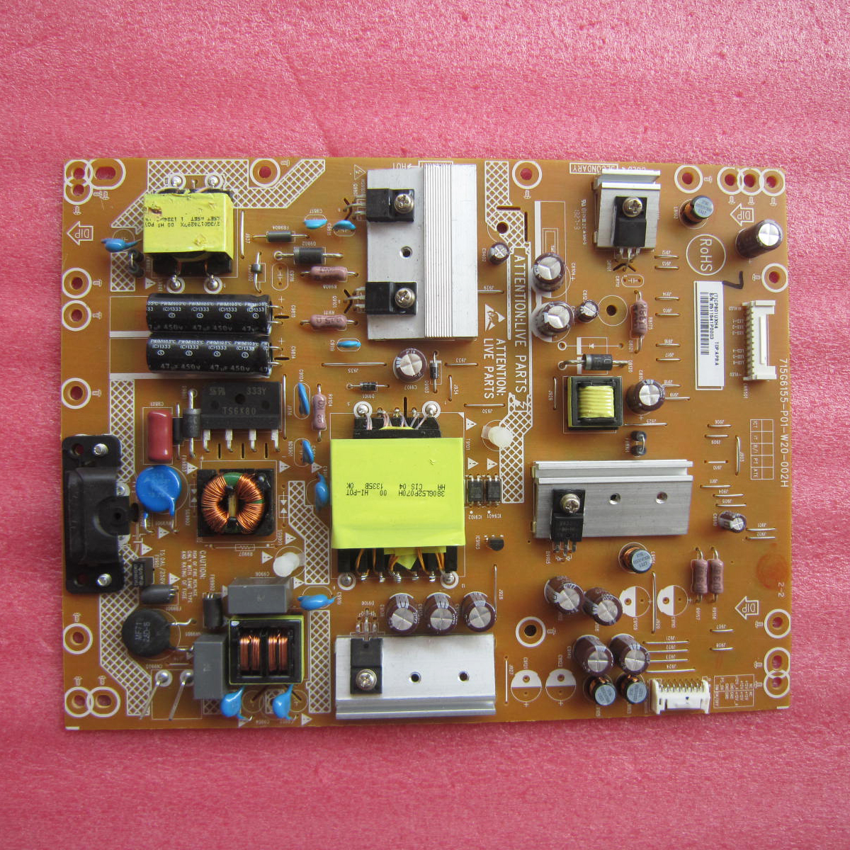 715G6155-P01-W20-002H TV power supply board